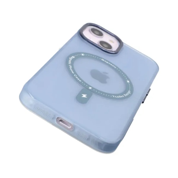 iPhone 14 Plus Mobilskal med MagSafe - Frostat Blå