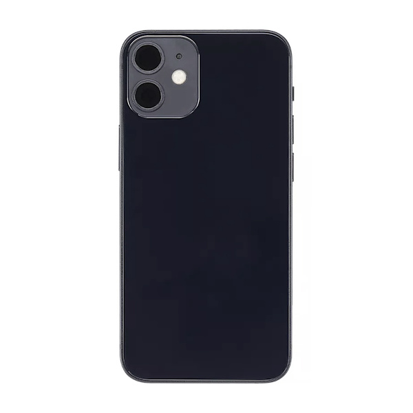 iPhone 12 Mini Back Cover Complete With Small Parts - Black