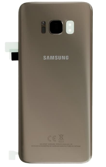 Samsung Galaxy S8 Plus Baksida med tejp - Guld Svart