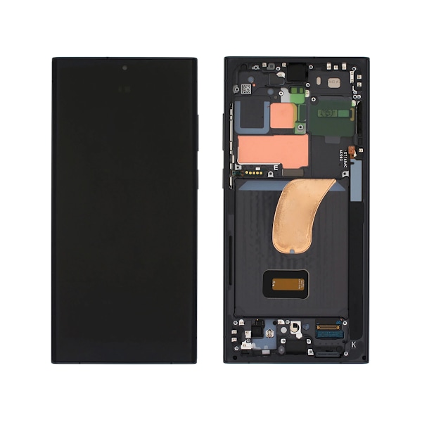 Samsung Galaxy S23 Ultra Skärm med LCD Display Original - Svart