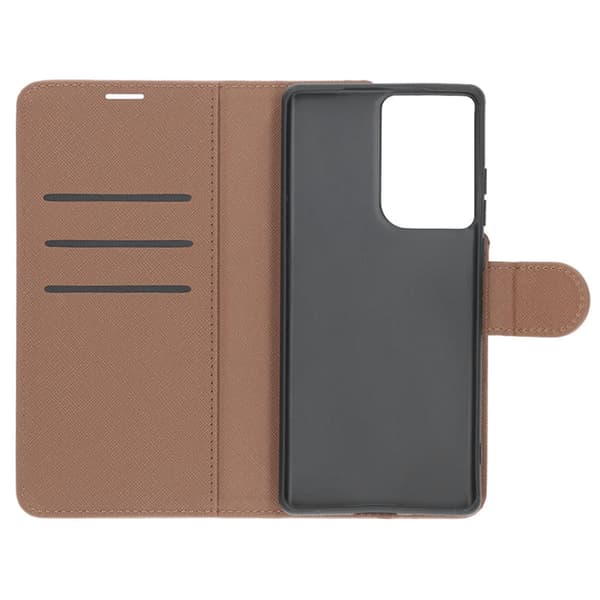 Motorola Edge 50 Fusion 5G Wallet Case with Stand - Brown