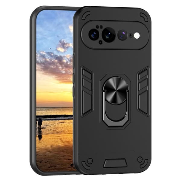 Google Pixel 11 Pro XL Case with Ring Kickstand - Black