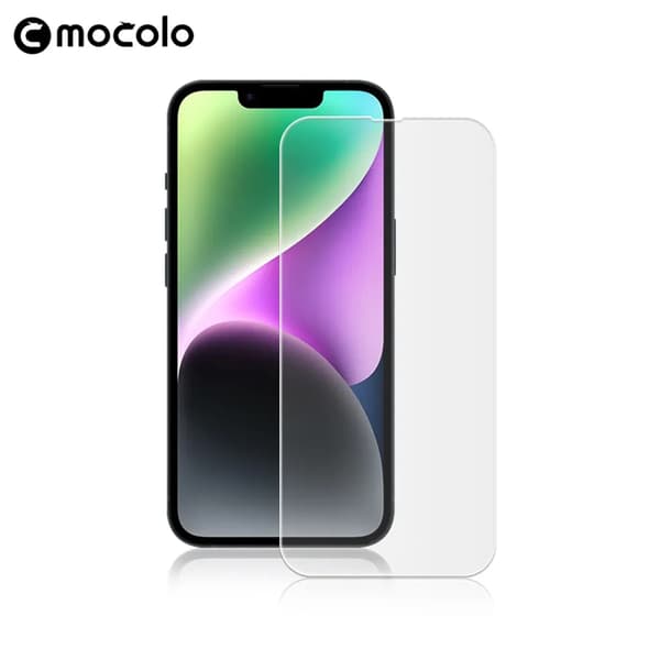 MOCOLO Skärmskydd i 2.5D Härdat Glas för iPhone 15 Svart