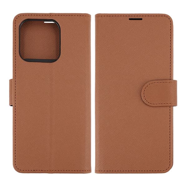 Xiaomi Redmi 12c Wallet Case with Stand - Brown