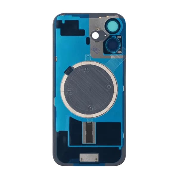 iPhone 16 Back Glass with Magnet and Camera Lens - White