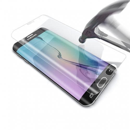 Samsung Galaxy S7 Edge fulltäckande härdat glas Svart
