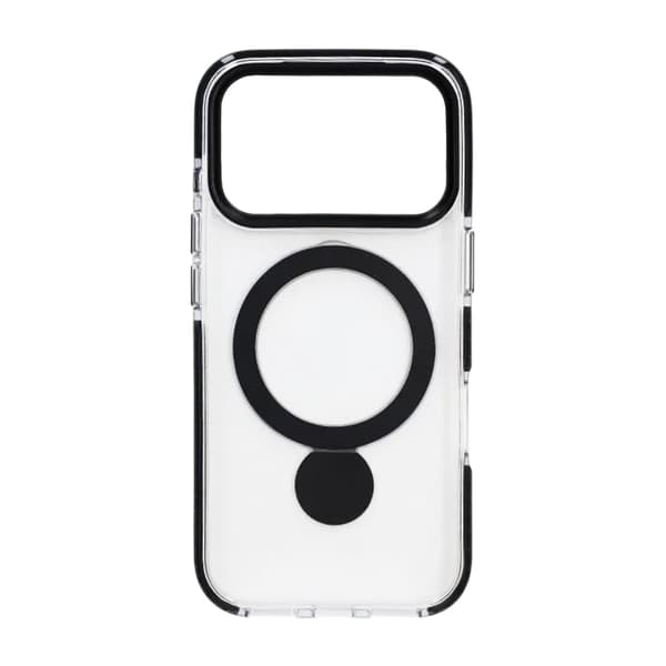 Pindun 360°Rotating Stand Magnetic Case For iPhone 17 Pro Black