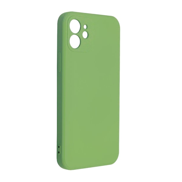 iPhone 12 Mini Silikonskal med Kameraskydd - Grön