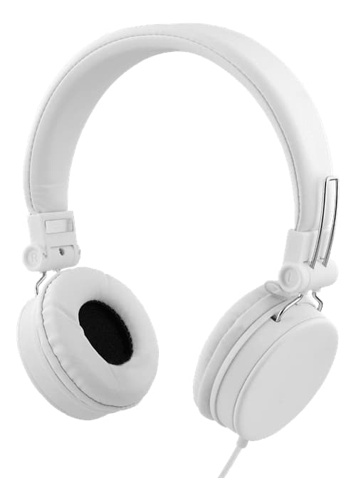 Original STREETZ Hörlurar med Mikrofon, 3.5mm - Vit Svart