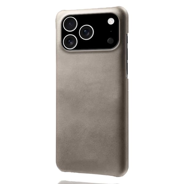 Case in PU Leather iPhone 18 Pro, iPhone 17 Pro - Grey