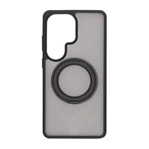 Matte case 360 rotating bracket Mobile Phone Case For Samsung S26 Ultra Black