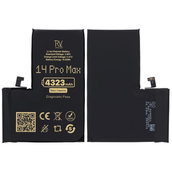 RV Battery iPhone 14 Pro Max 4323mAh Diagnostic Pass Original