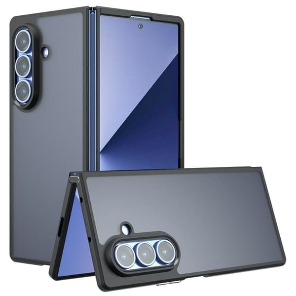 Samsung Galaxy Z Fold8 Ultra Case Shockproof - Transparent Black