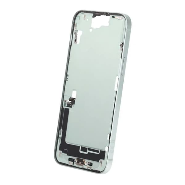 Middle frame with small parts for iPhone 15 Plus - Green OEM