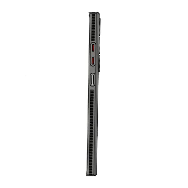 Samsung S24 Ultra Mobile Case Corrugated Anti-Slip - Black