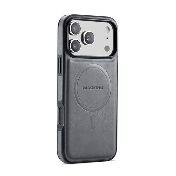 MAGKING K1 iPhone 18 Pro / 17 Pro MagSafe Case PU-leather - Gray