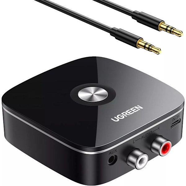 UGREEN Bluetooth Audio Receiver with 3.5mm and 2x RCA Adapter