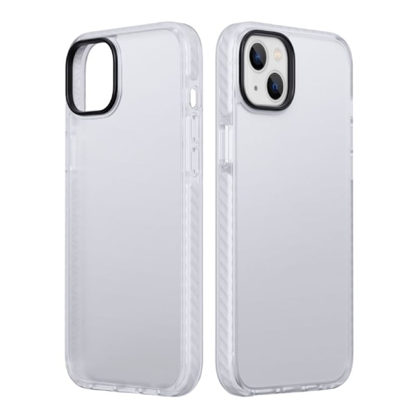 iPhone 15 Plus Stöttåligt TPU Mobilskal - Vit