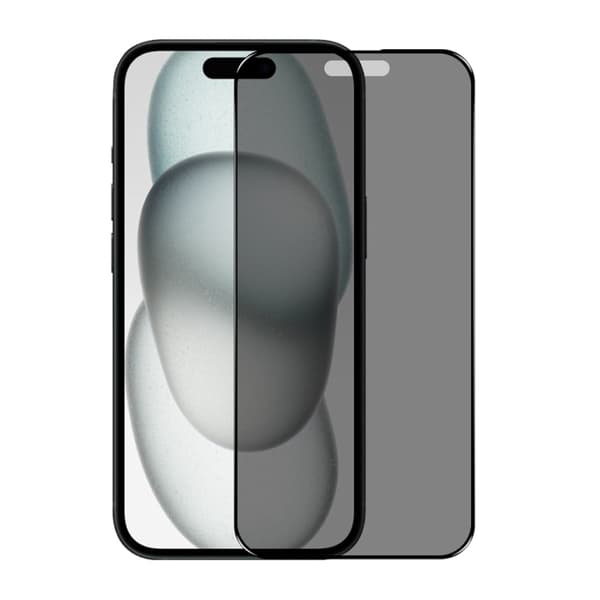 Rvelon Skärmskydd Heltäckande Privacy för iPhone 14 Pro/15/16 - 20-pack med Monteringsram