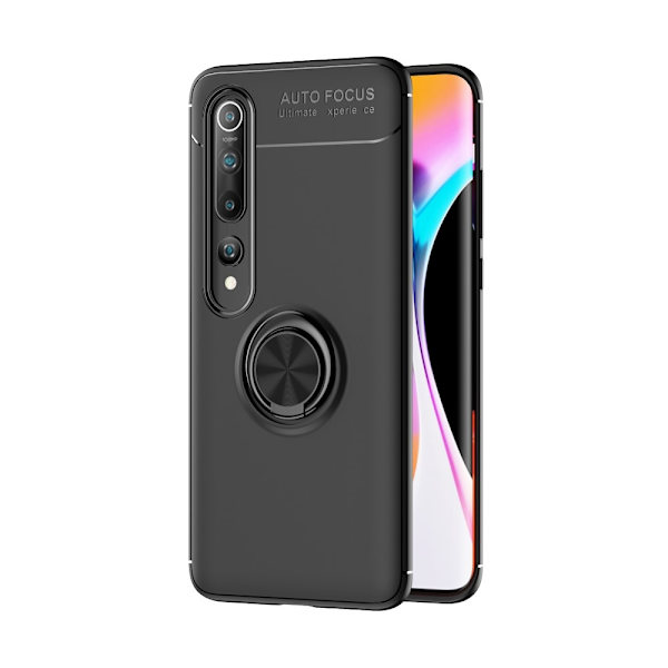 Case with Ringholder for Xiaomi Mi 10/10 Pro - Black