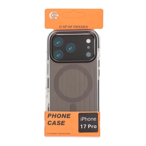 Corrugated Magsafe Mobile Case for iPhone 17 Pro - Black