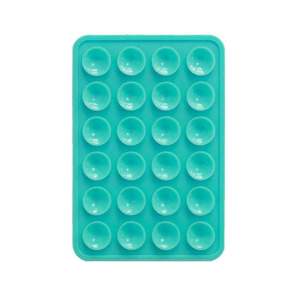 Double-sided mobile phone holder with suction cups - Light blue