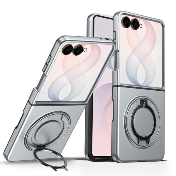 Samsung Galaxy Z Flip8 MagSafe Case with Ring Stand - Gray