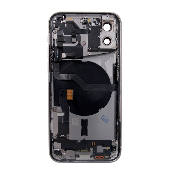 iPhone 12 Baksida med Komplett Ram - Vit