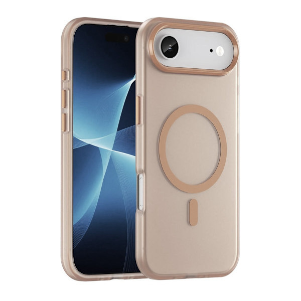 Mobile case with camera protection for iPhone Air - Frosted Gold