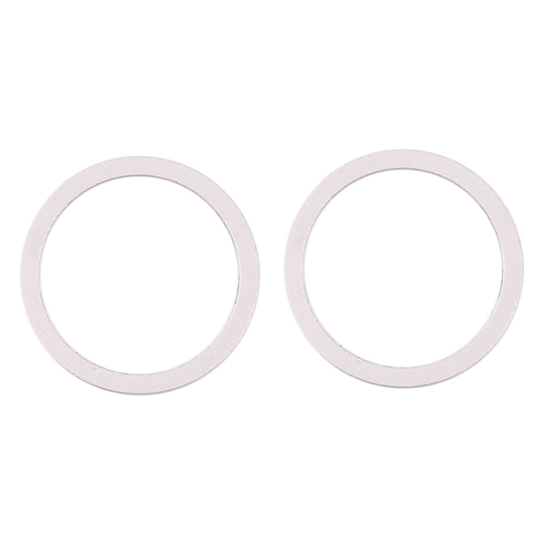 iPhone 12 Metal Protector Hoop Ring for Camera (2 pcs) - White