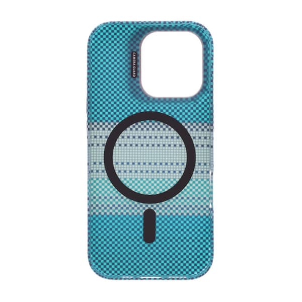 Magsafe Case and Stand for iPhone 16 Pro - Striped Green