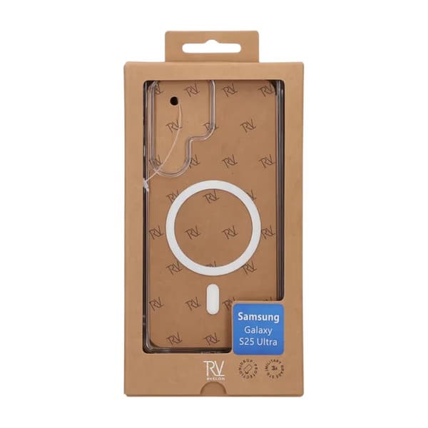 Rvelon Magsafe Case for Samsung Galaxy S25 Ultra - Clear