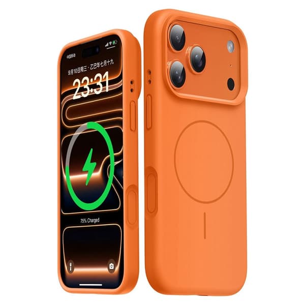 iPhone 18 Pro/17 Pro MagSafe Case in Silicone - Orange