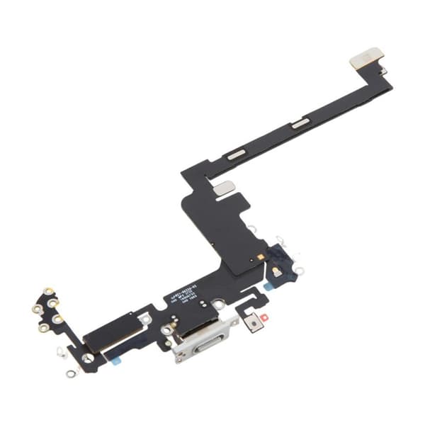 Charging Connector with Flex Cable for iPhone 17 Pro - Silver