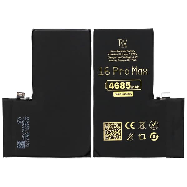 RV Battery iPhone 16 Pro Max 4685mAh Premium