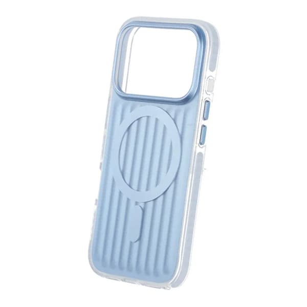 Mobile Case Corrugated Magsafe for iPhone 17 Pro - Blue