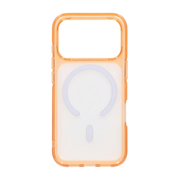 Aurora Magsafe Crystal Clear Case For iPhone 17 Pro Pink