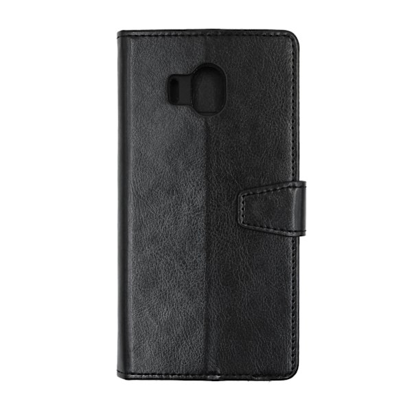 Samsung J4 Plånboksfodral Läder med Stativ - Svart