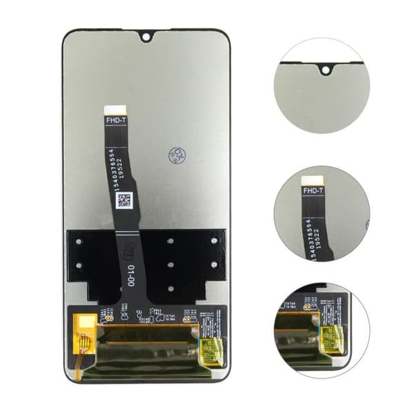 Huawei P30 Lite Skärm Display Original Svart