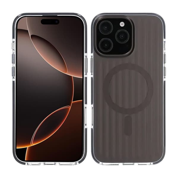 Patterned TPU Case for iPhone 16 Pro Max with MagSafe - Black