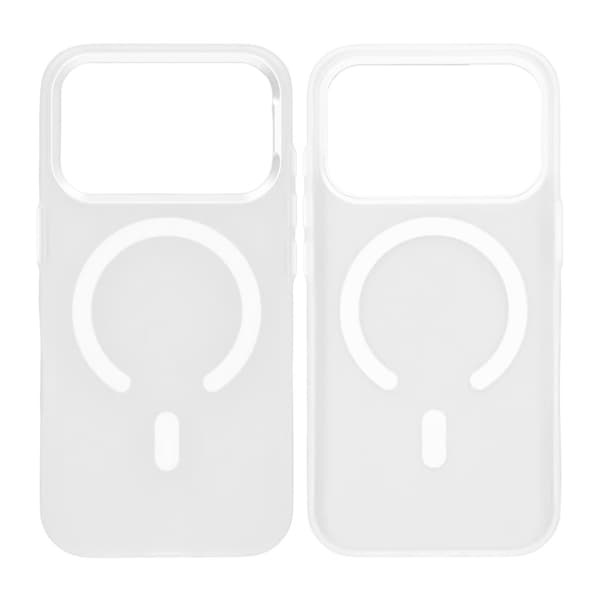 Mobile case with camera protection for iPhone 17 Pro Max - Frosted White