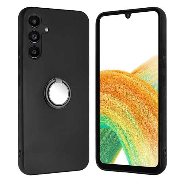 Samsung Galaxy A37 5G Case Ring Kickstand - Black