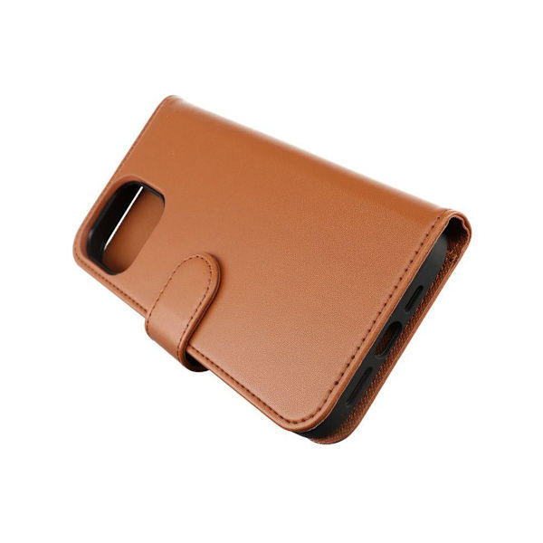 iPhone 13 Pro Max Plånboksfodral Magnet Rvelon - Guldbrun