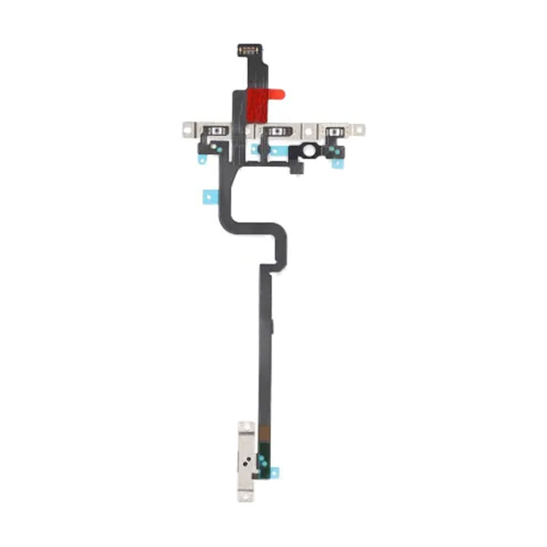 iphone 15 Pro Power and Volume Flex Cable With Metal Plate Pre-installed Original