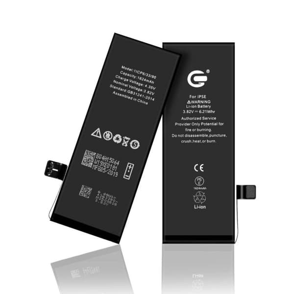 iPhone SE Komplett Batterikit Svart