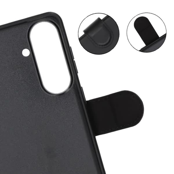 Rvelon Plånboksfodral för Samsung Galaxy S26 Plus - Svart