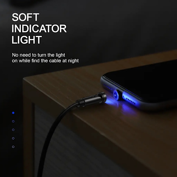 SiGN 3-in-1 360° Magnetkabel Lightning, USB-C, Micro-USB, 2.4A -