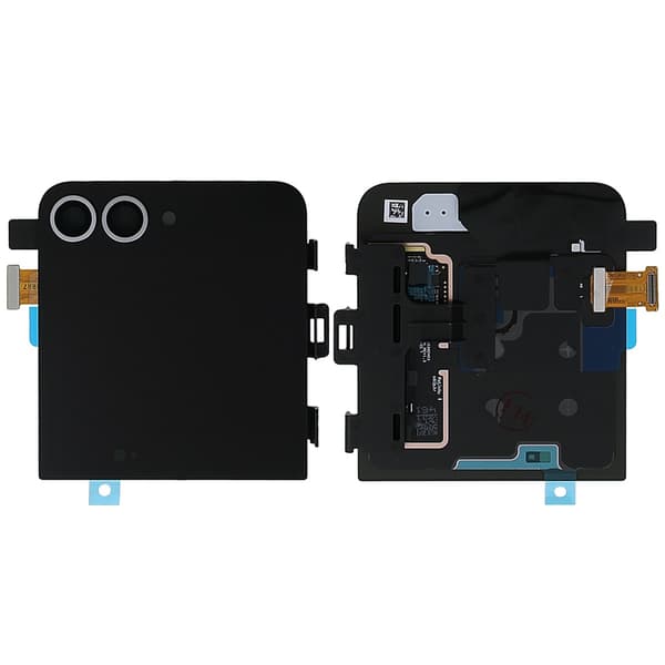 Samsung Galaxy Z Flip 6 (F741B) Utsida LCD Silver - Original Svart