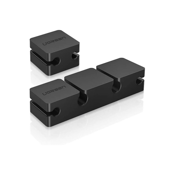 UGREEN Cable Organizer 6 Slots, 2pcs - Black