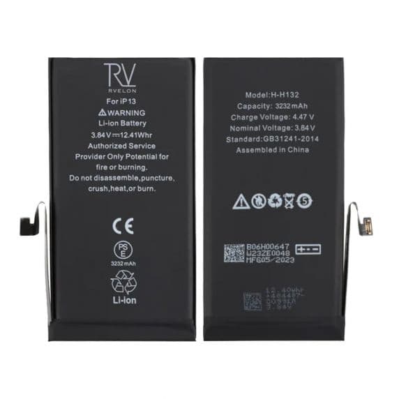 iPhone 13 Batteri Med Tejp Svart
